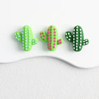 Silicone 3D Cactus Focal Beads Multicolor 20pcs 2