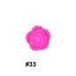 Double-Sided Flower Silicone Beads Multi Color Solid 50pcs 20