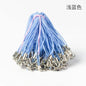 Polyester Iron Aluminum Phone Strap 58mm Colorful 100pcs 9