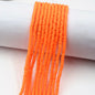 Flat Clay Beads 4mm Solid Color Polymer Disc 10strands 10