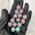 Luminous Lotus Resin Beads 16mm Round Clear Mixed Colors 20pcs 6