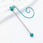 Beadable Hook Metallic Colorful Tips Swirl Shape 12.9cm 12