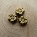 Flower Metal Beads 5mm Antique Bronze Plum Alloy 300pcs
