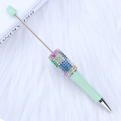 Beadable Pen Rhinestone Studded Metallic Colorful 1.0 mm Tip 18