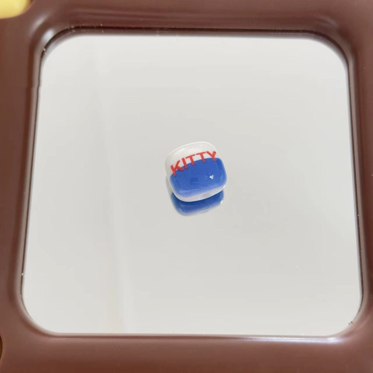 Acrylic Square Beads 16mm Glossy Cartoon Faces 10pcs 11