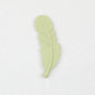 Colorful Feather Shaped Silicone Beads 20pcs 14