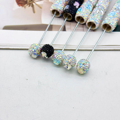 Love Rabbit Colored Rhinestones Beadable Pen 3