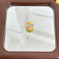 Flat Round Acrylic Beads 18mm Cute Hello Kitty Pattern 10pcs 3