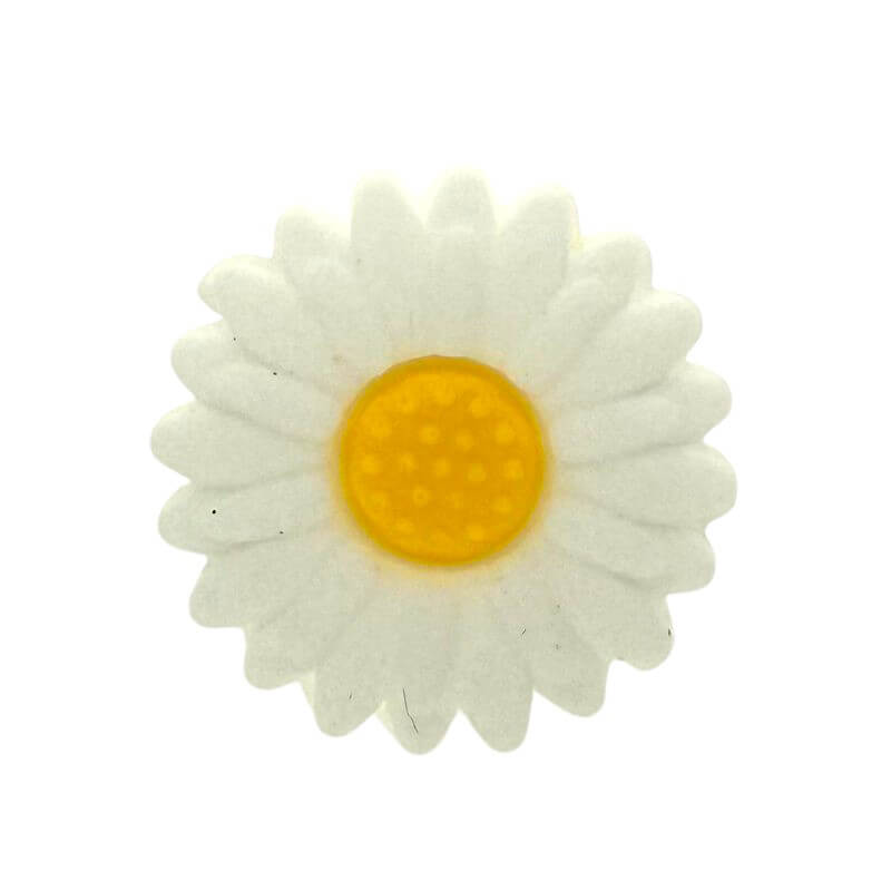 Silicone Focal Beads Daisy Sunflower Rounded Center 20pcs 13