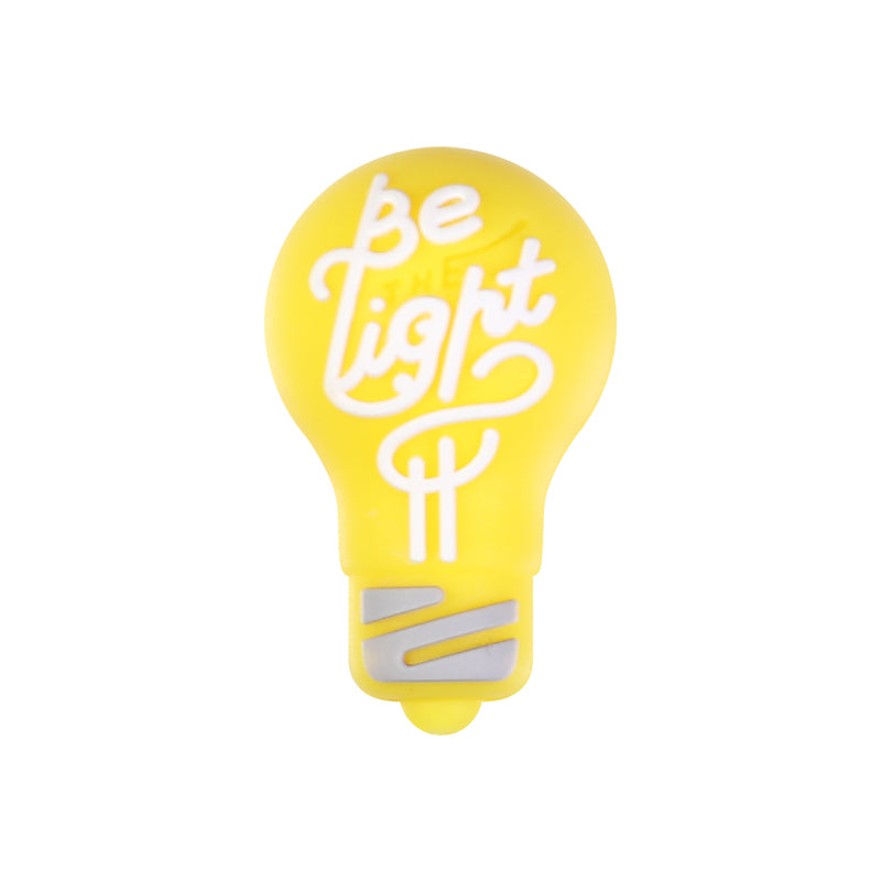 3D Silicone Focal Beads Motivational Icons Light Bulb Anxiety Spray Happy Face Rock 20pcs 9