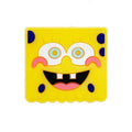 Silicone Focal Beads SpongeBob Joyful Face Bright Yellow 20pcs