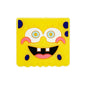 Silicone Focal Beads SpongeBob Joyful Face Bright Yellow 20pcs