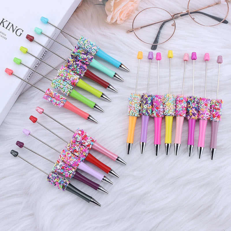 Beadable Pen Candy Sprinkles Design Multicolor