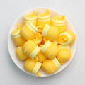  3D Yellow Honey Pot Silicone Focal Beads 20Pcs 2