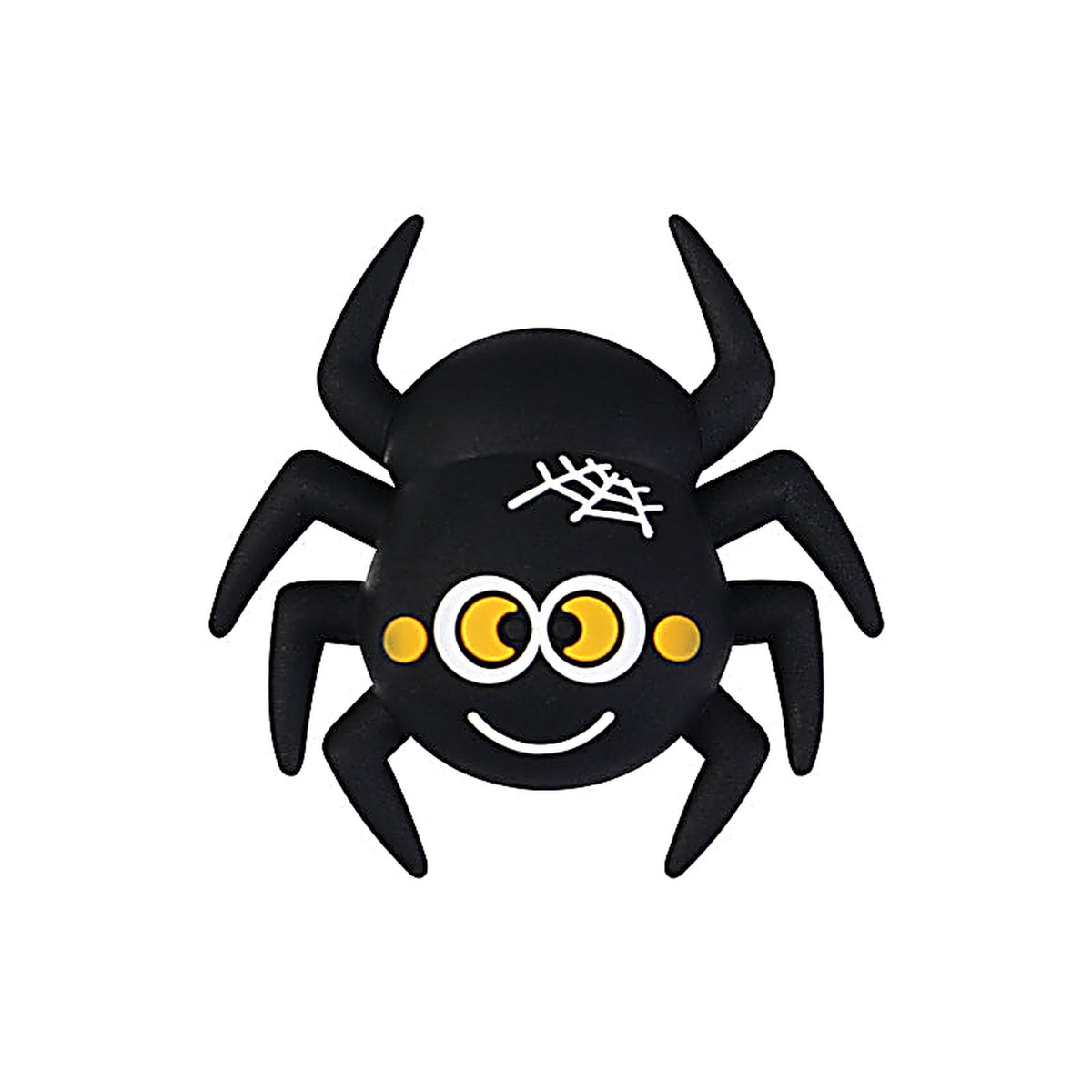 Silicone Halloween 3D Focal Beads Spooky Characters 20pcs - Spider