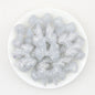 Sparkling Bow Shaped Silicone Focal Beads Glitter Effect 20pcs - Color 2