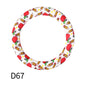 65mm Silicone Beads Printed Designs Vibrant Colors 28
