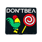 Silicone Focal Beads Guessing Egg Rooster Lollipop With Text Don't Bea