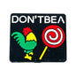 Silicone Focal Beads Guessing Egg Rooster Lollipop With Text Don't Bea