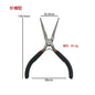 Mini Steel Jewelry Pliers 125mm Precision Rubber Grip 1pc 12