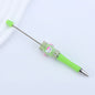 Beadable Pen with Kitty and Rhinestone  12