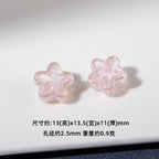 Transparent Iridescent Star Acrylic Beads 13mm 20pcs 4