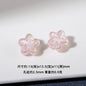 Transparent Iridescent Star Acrylic Beads 13mm 20pcs 4