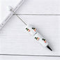 Beadable Halloween Pen with Pumpkin Ghost and Skull Designs 17