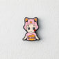 Colorful Animal Character Silicone Focal Beads 20pcs 12
