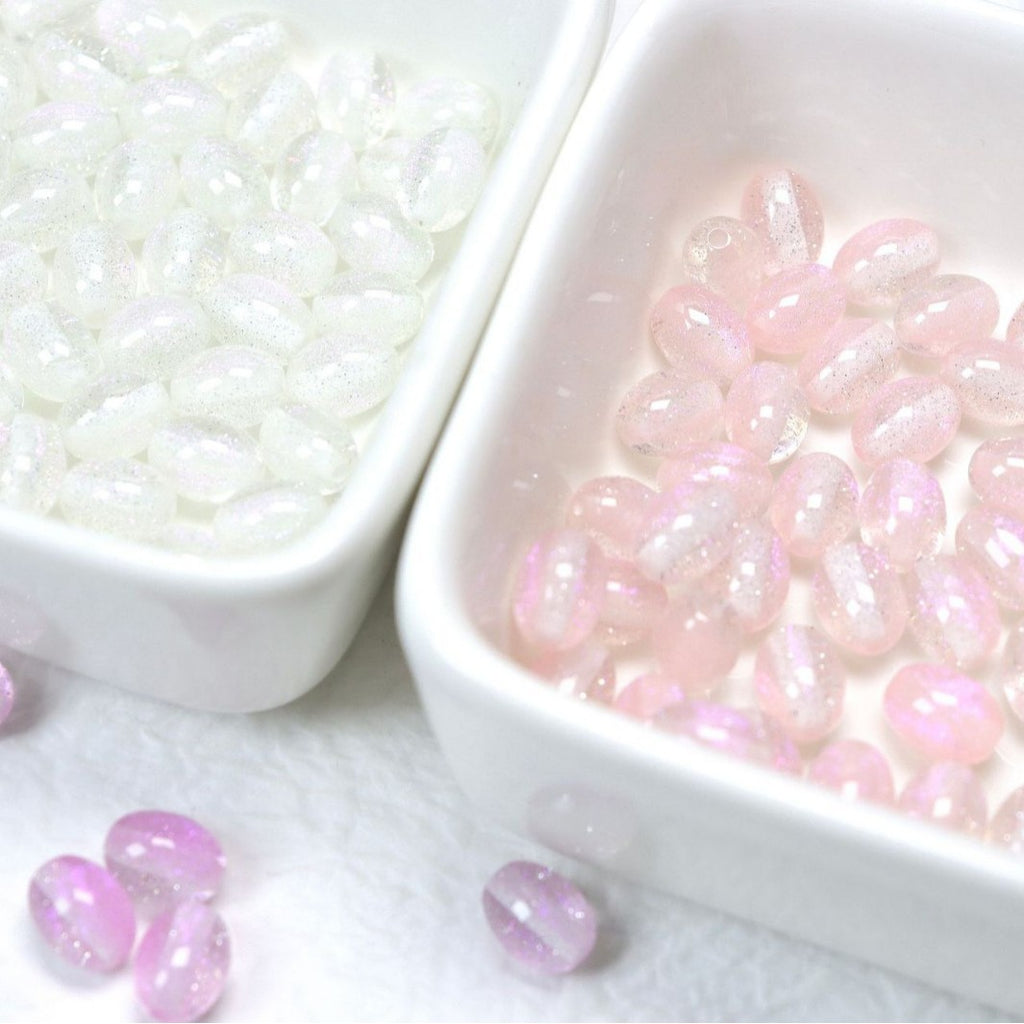 Iridescent Grape Shaped Resin Beads 8x10mm 100pcs 3