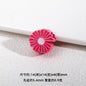 Bright Daisy Acrylic Flower Beads 14mm Round Shape 20pcs 11