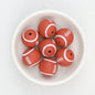 15mm Silicone Beads Sports Ball Printed Soccer Football Volleyball 10pcs - 15mm rugby bead 2