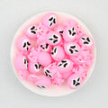 3D Halloween Colored Grimace Silicone Focal Beads 20Pcs  3