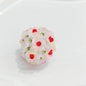 Embellished Bubblegum Beads 18mm Matte Confetti Floral 4pcs 6