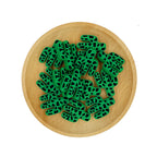 Silicone Focal Beads Cactus Bold Contrasting Patches 20pcs 9