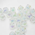 Faceted Acrylic Beads 16mm Diamond Shape Rainbow Assorted 200pcs 8