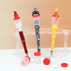 3D Halloween Pumpkin Bottle Silicone Focal Beads 20pcs 3