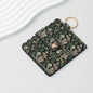 PU Card Holder Keychain Multi Patterned - E4