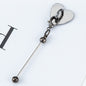 Beadable Metal Cup Charms Heart-shaped