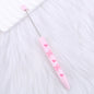 Beadable Long Pink Butterfly Pattern Ballpoint Pen for Crafting 9