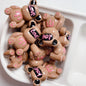 Hand Painted Bear Acrylic Beads 33x22mm Glossy Pastel 5pcs 7