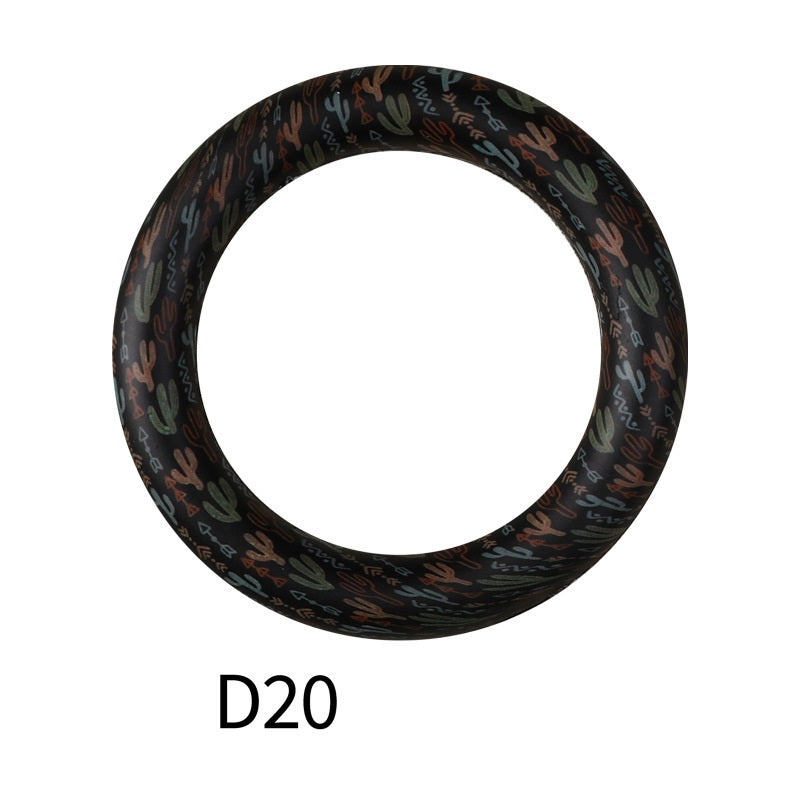 65mm Printing circular silicone rings 22