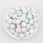 Nurse Theme 15mm Printed Silicone Beads 50pcs 4