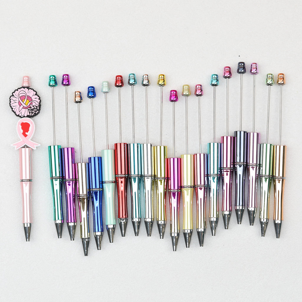 UV Electroplated Plastic Beadable Pens  2