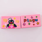 Cartoon Cook Pingu Acrylic Square Beads 20mm Printed 10pcs 6