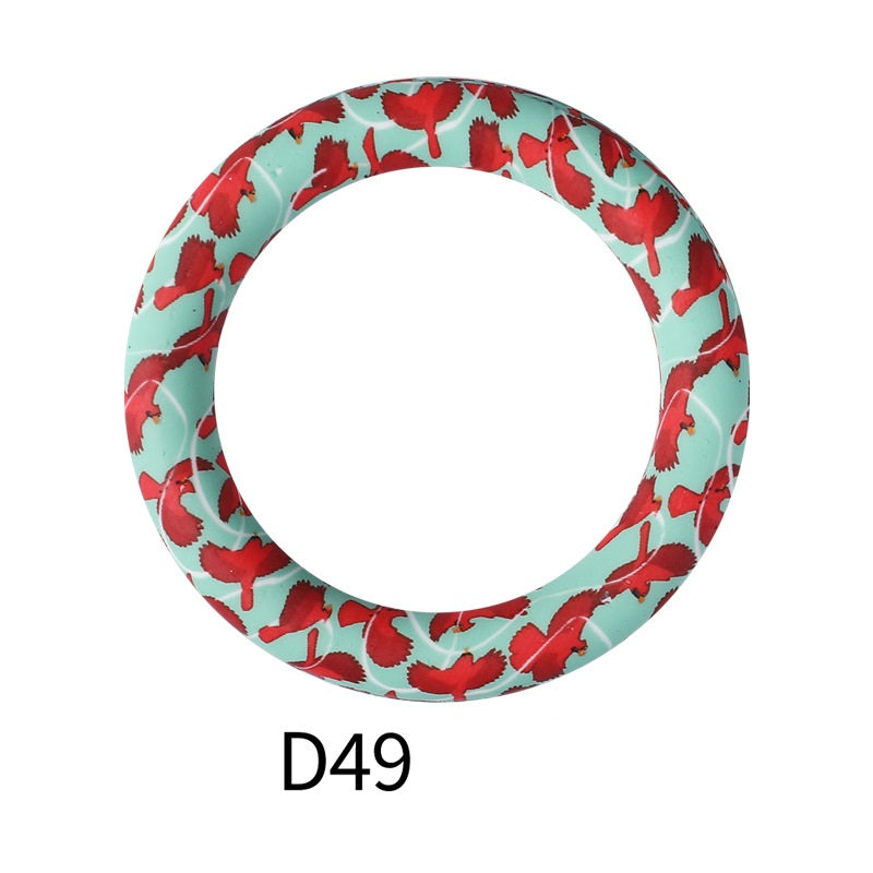 65mm Printing circular silicone rings 51