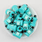 Silicone 3D Blue Mouthwash Bottle Focal Beads 20pcs