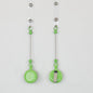 Beadable Badge Reels Retractable ID Keychain Clip - Candy Green