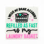 Silicone Focal Beads Laundry Basket Refilled As Fast Text 20pcs