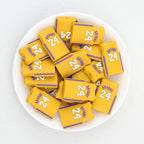 Basketball Jersey 24 Number Silicone Focal Beads 20pcs